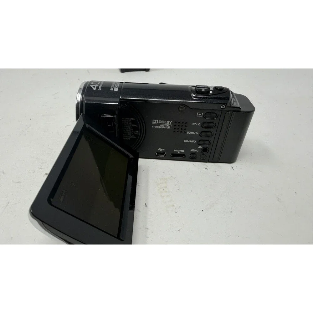 JVC Everio HD SD Camcorder GZ-HM40BU Battery + Charger - TESTED!